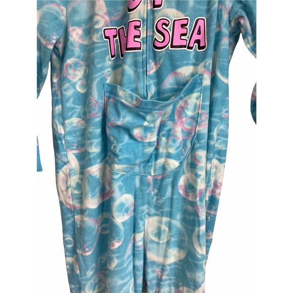 Justice Girl's Unicorn One-Piece Sleep Pajamas Kid's Youth Size 6/7 - Picture 3 of 9